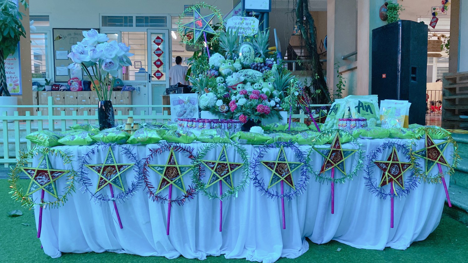 Vui hội trăng rằm cùng các bé mầm non Huyền kỳ