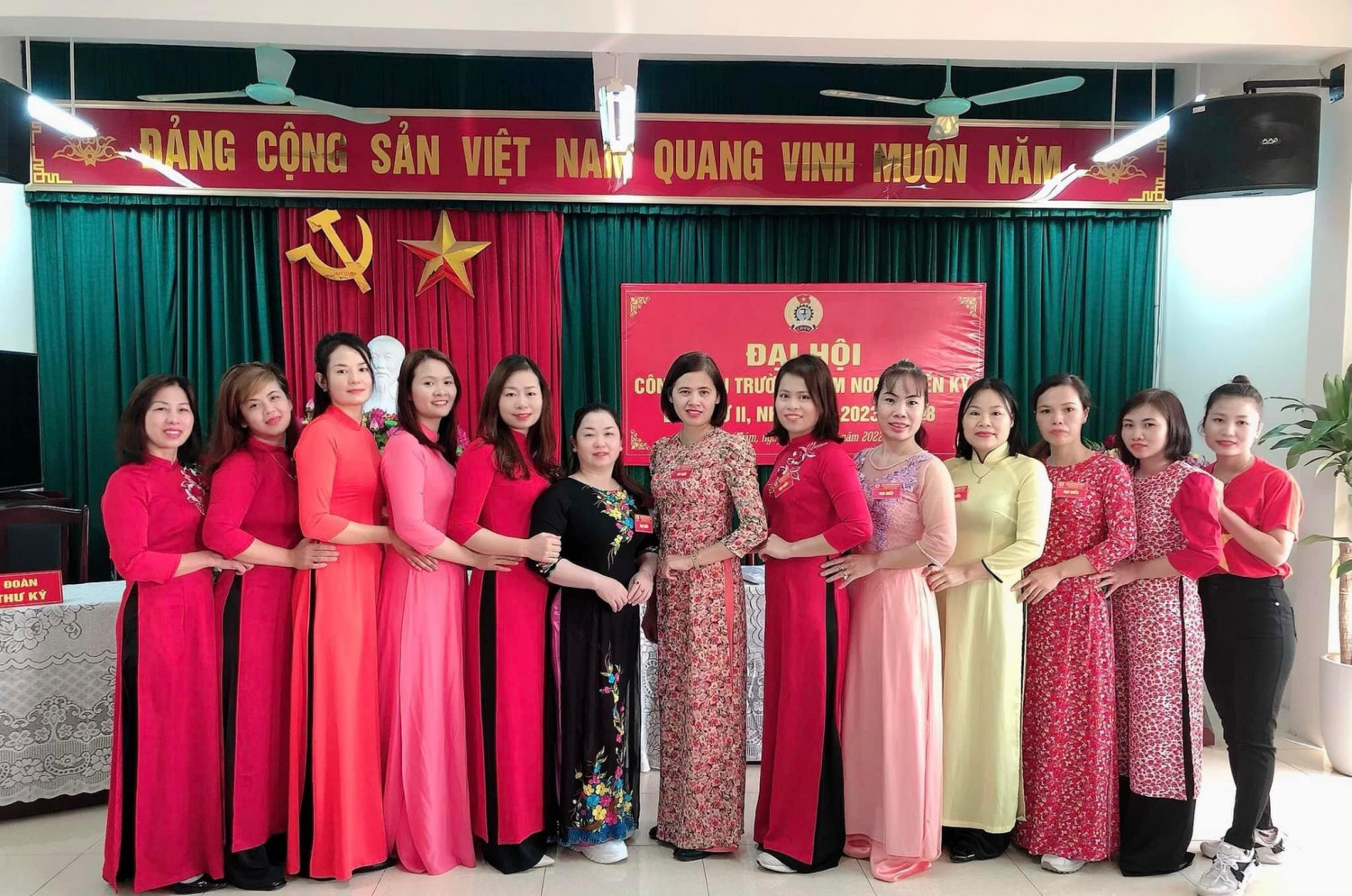 Đại hội công đoàn trường mầm non Huyền Kỳ nhiệm kỳ 2023-2028