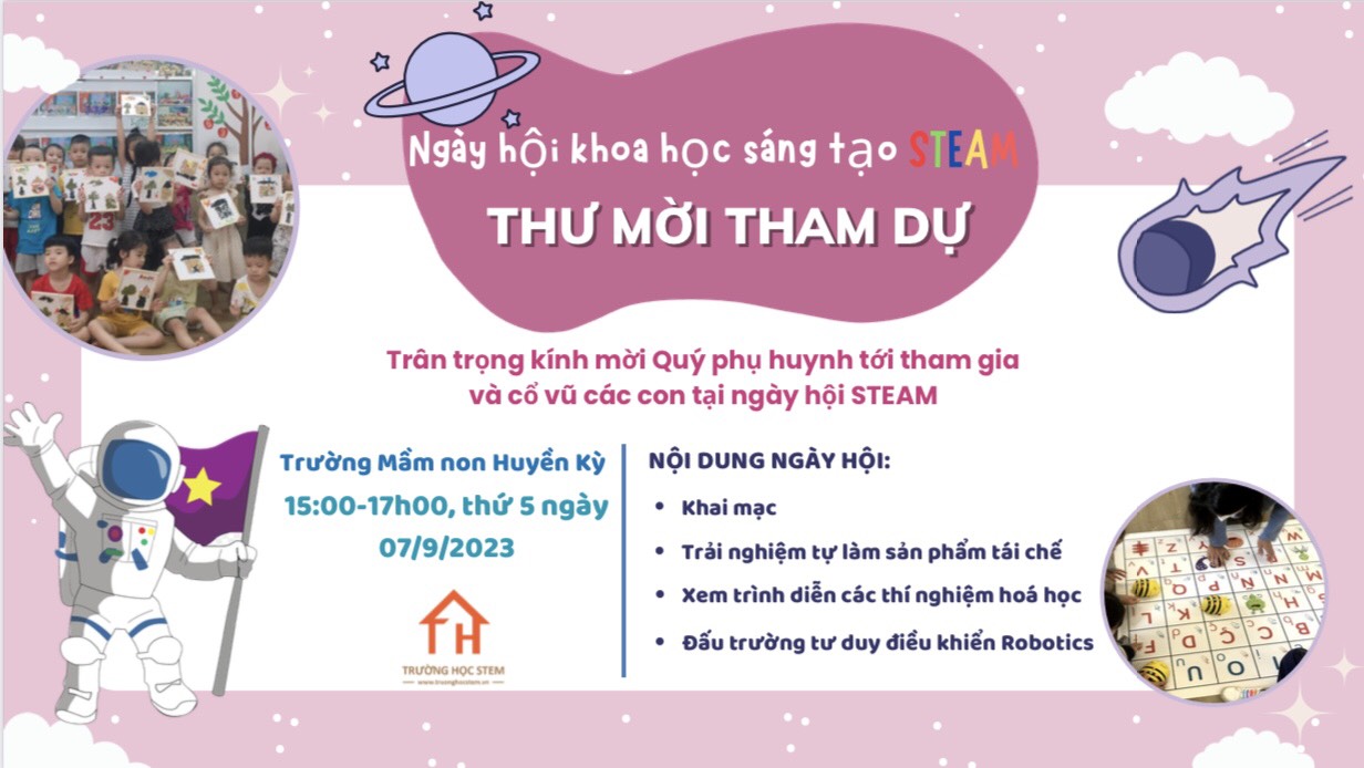 Thư mời tham dự Ngày hội khoa học và sáng tạo